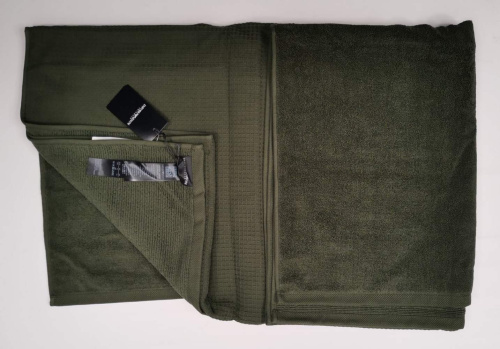 Полотенце Emporio Armani MARE military green хаки 100x170 Артикул: 70226 LettoPerfetto фото 3