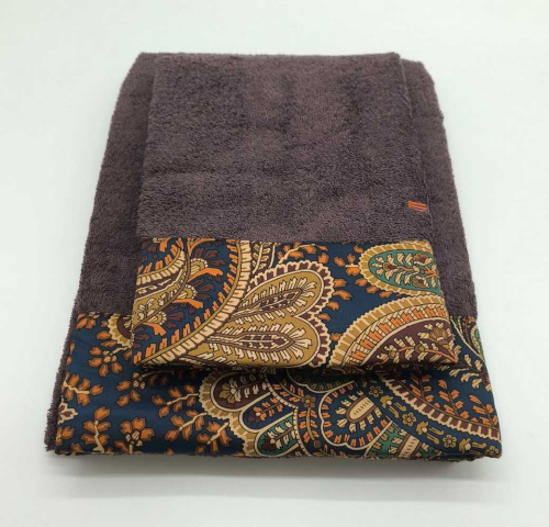 Комплект полотенец Etro GIANO AV799 X0883 brown коричневый 60х100+40х60 Артикул: 70153 LettoPerfetto