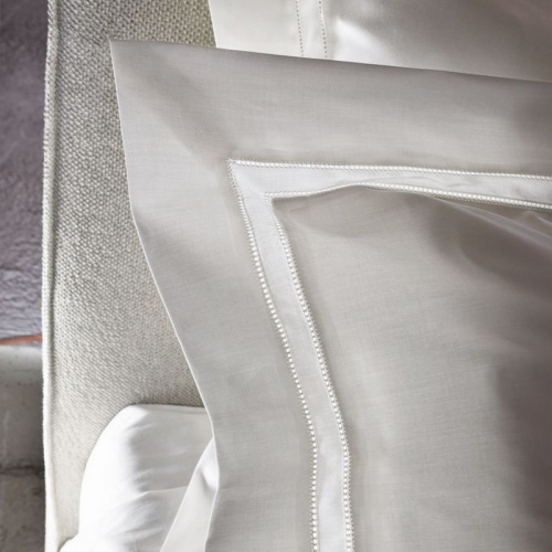 Постельное белье Fazzini ALLA SCALA AA 600TC bianco белое Евро Артикул: 85574 LettoPerfetto фото 2