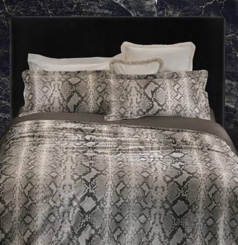 Постельное белье Philipp Plein PYTHON M56 sand Евро Артикул: 69501 LettoPerfetto