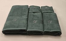 Комплект полотенец Blumarine RISVEGLIO т.бирюзовый 15 pavone