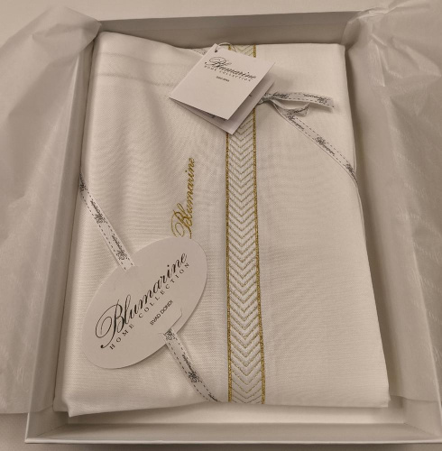 Скатерть Blumarine BISTROT 180х300 цвет белый gold Артикул: 94845 LettoPerfetto фото 4