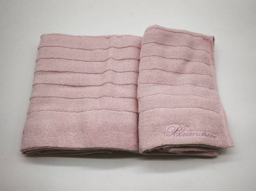 Набор полотенец Blumarine MADEMOISELLE розовый  02 powder pink Артикул: 94883 LettoPerfetto фото 2