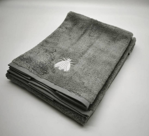 Комплект полотенец Mastro Raphael BATH ESSENTIAL API 9B cement grey 40x60+60х110 Артикул: 76624 LettoPerfetto фото 2