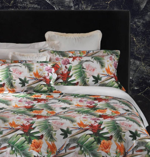 Постельное белье Philipp Plein JUNGLE M01 ivory Евро Артикул: 69502 LettoPerfetto