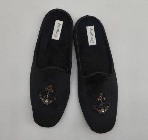 Тапочки Jaimies KARL mule HOMME MOTIF черные, размер ХХL (45) фото 2