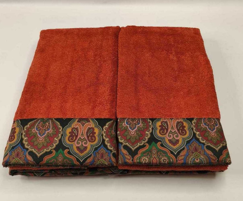 Комплект полотенец Etro 7PLIES AV800 X0810 orang оранжевый Пять штук Артикул: 70124 LettoPerfetto фото 3