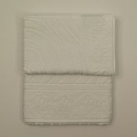 Комплект махровых полотенец Roberto Cavalli OKAPI 012 Bianco белый Две штуки