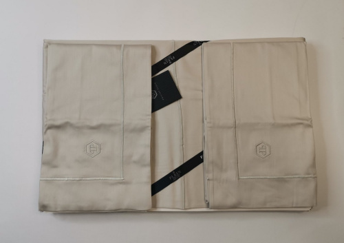 Постельное белье Philipp Plein BASIC HEXAGON M56 sand Евро Артикул: 69506 LettoPerfetto