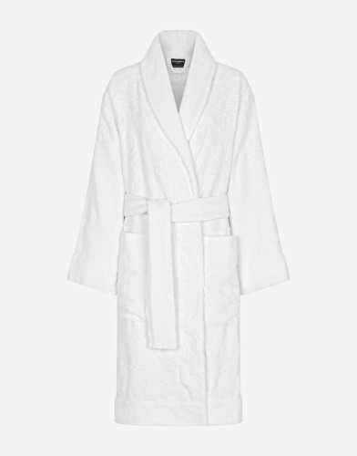 Халат Dolce & Gabbana DG LOGO white белый
