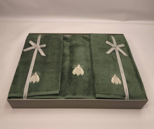 Комплект полотенец Mastro Raphael ESSENTIAL API 7C verde salvia Пять штук Артикул: 76597 LettoPerfetto фото 3