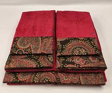 Комплект полотенец Etro GIANO AV799 X0865 red красный Пять штук