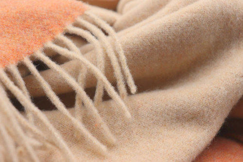 Плед Biederlack DARK VELVET (784452) henna-sand 130х170 Артикул: 79253 LettoPerfetto фото 4