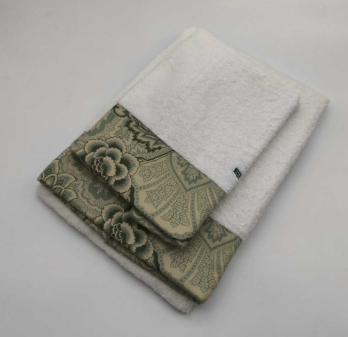 Комплект полотенец Etro BLOOM AV818 X0891 green зеленый 60х100+40х60 Артикул: 70123 LettoPerfetto фото 2