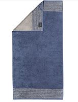 Полотенце махровое Cawo TWO-TONE 590 (10 nachtblau синий) 80x150