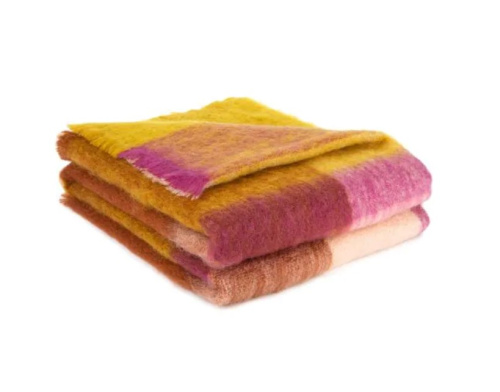 Плед Brun De Vian-Tiran MOHAIR CARREAUX COLLINE 140х180 Артикул: 87434 LettoPerfetto