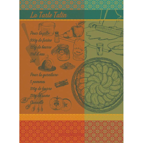 Полотенце Garnier-Thiebaut TARTE TATIN ORANGE 56х77 Артикул: 79994 LettoPerfetto