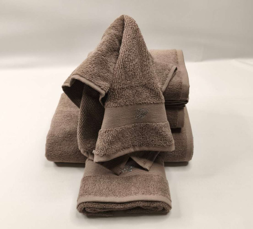 Комплект полотенец Blumarine RISVEGLIO коричневый 10 coffee Артикул: 94886 LettoPerfetto фото 4