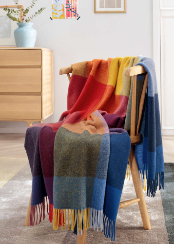 Плед Biederlack NATURALS&PLAIDS (809629) bright square 130х170 Артикул: 79262 LettoPerfetto фото 2