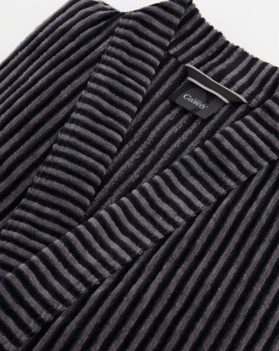 Халат мужской Cawo 4854 (97 schwarz темно-серый) фото 4