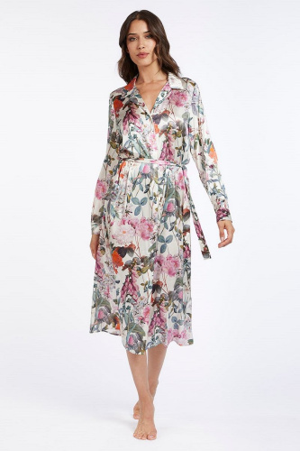Сорочка Vivis ORCHIDEA (цвет 01339 floral print) кремовая фото 2