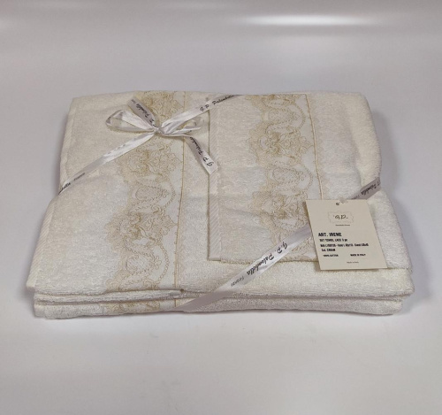 Комплект махровых полотенец Palombella SOAVE white белый Артикул: 96150 LettoPerfetto фото 2