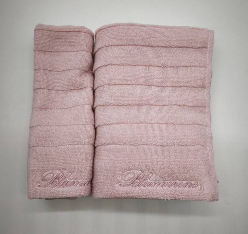 Набор полотенец Blumarine MADEMOISELLE розовый  02 powder pink Артикул: 94883 LettoPerfetto