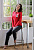 Пижама женская Massana DARK RED-GREY P661208 размер M