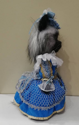 Кошечка в синем платье 30 см Артикул:  LettoPerfetto фото 4