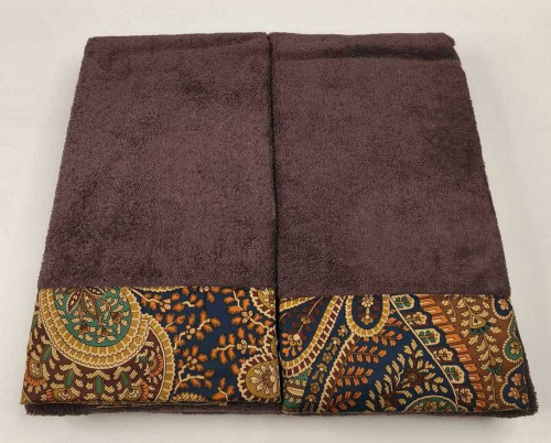 Комплект полотенец Etro GIANO AV799 X0883 brown коричневый Пять штук Артикул: 70150 LettoPerfetto фото 4