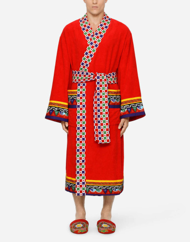 Халат Dolce & Gabbana CARRETTO red красный фото 7