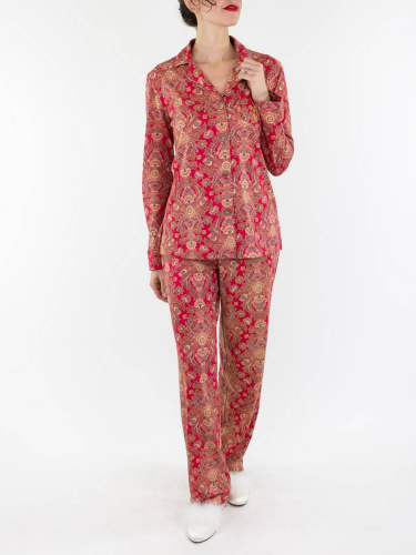 Пижама Ralph Lauren ILN32383 624 красная с золотым