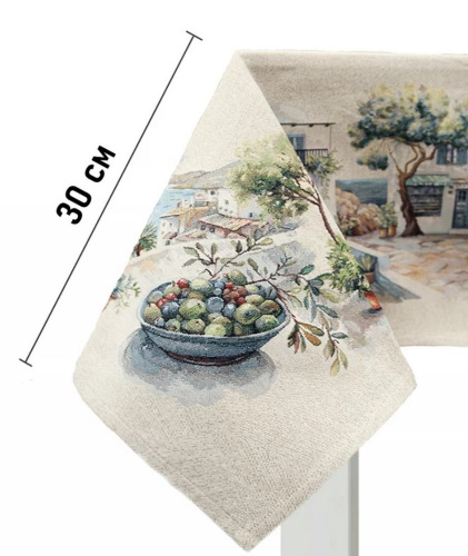 Скатерть Le Gobelin ГРЕЦИЯ ОЛИВКИ 160х250 Артикул: 81762 LettoPerfetto фото 3