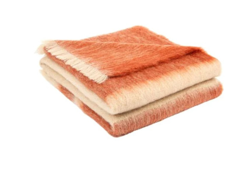 Плед Brun De Vian-Tiran MOHAIR PASSAGES CUIVRE 140х180 Артикул: 87436 LettoPerfetto