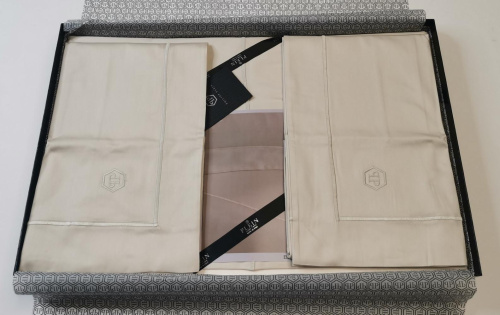 Постельное белье Philipp Plein BASIC HEXAGON M56 sand Евро Артикул: 69506 LettoPerfetto фото 4