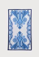 Полотенце Etro POSITANO AK114 X0883 stampa blu белое с синим 100х180