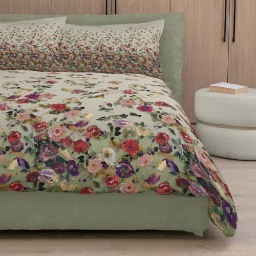 Постельное белье Fazzini NETTARE 2 verde зеленое Евро Артикул: 85595 LettoPerfetto фото 2