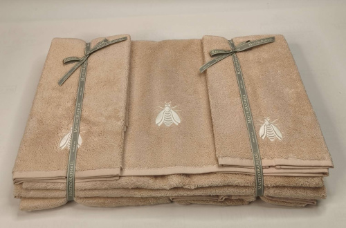 Комплект полотенец Mastro Raphael ESSENTIAL API 6A nude Пять штук Артикул: 76593 LettoPerfetto фото 2