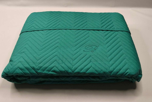 Покрывало Blumarine STILE BLU 270х270 изумрудное 18 esmeraldo emerald Артикул: 93729 LettoPerfetto