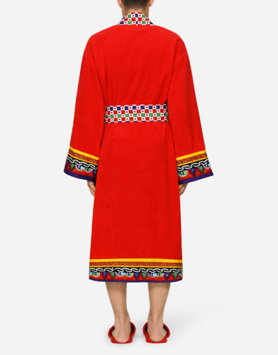 Халат Dolce & Gabbana CARRETTO red красный фото 8