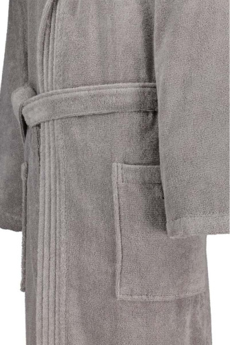 Халат мужской с капюшоном Cawo 833 (79 stein серый) фото 6