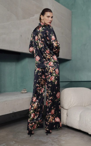 Пижама Marjolaine BERNADETTE 4BER5501 0181 Fleur/Buvard черная фото 3