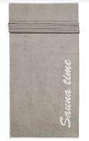 Полотенце махровое Cawo SAUNA TIME 449 (70 graphit серый) 80x200