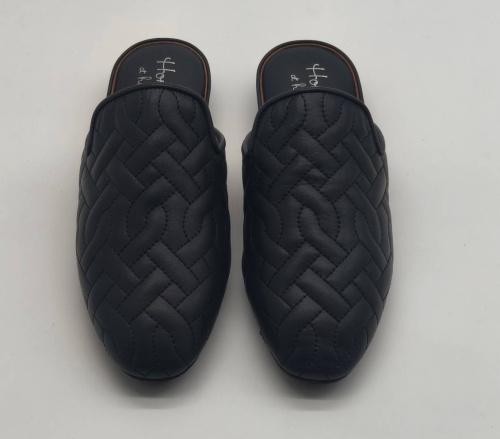Тапочки женские Homers NAPPA NEGRO 22284 черные