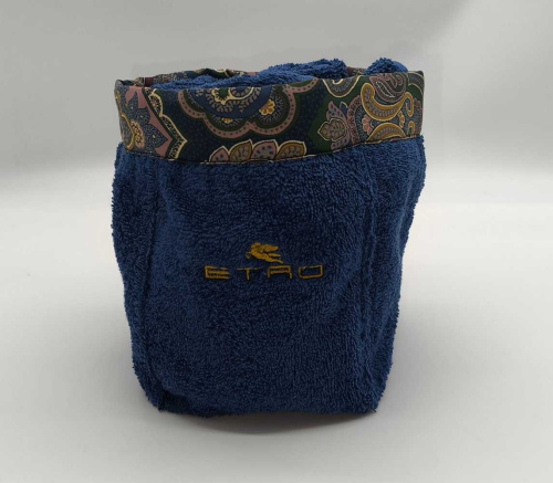 Комплект полотенец Etro 7PLIES AV800 X0883 blue синий 4*30х30 Артикул: 70135 LettoPerfetto фото 3
