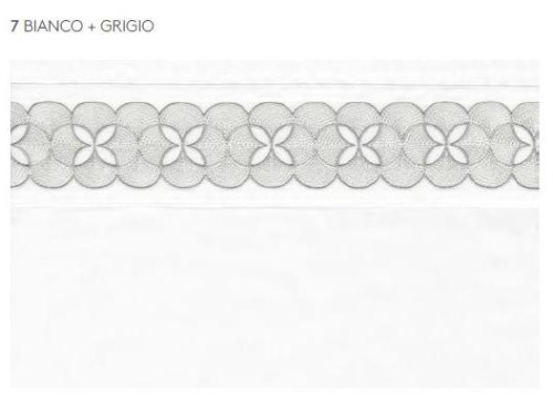 Постельное белье Fazzini BRAMANTE 7 bianco+grigio белый с серым Евро Артикул: 85594 LettoPerfetto фото 2