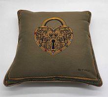 Подушка декоративная Etro HERALD AQ371 S9700 green/grey 45x45