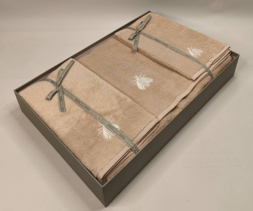 Комплект полотенец Mastro Raphael ESSENTIAL API 6A nude Пять штук Артикул: 76593 LettoPerfetto фото 4