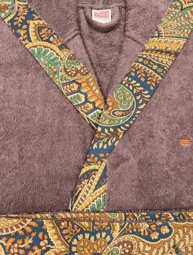 Халат с капюшоном Etro GIАNO AV799 X0883 brown коричневый фото 2