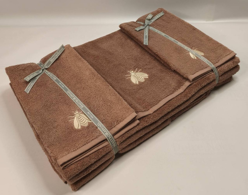 Комплект полотенец Mastro Raphael ESSENTIAL API 5A argilla Пять штук Артикул: 76592 LettoPerfetto фото 3